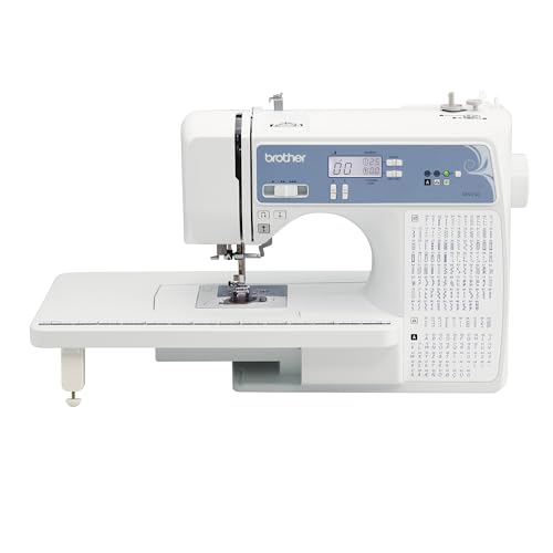 Computerized Sewing and Quilting Machine with 165 Built-in Stitches, LCD Display, White Y352