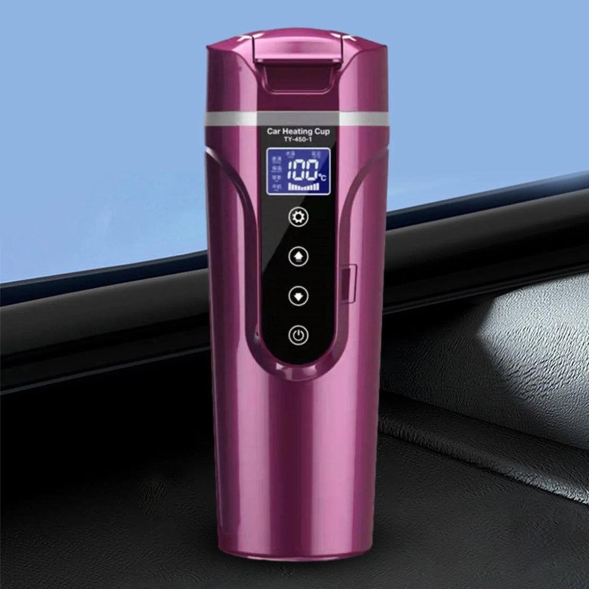450ml 12V Car Electric Travel Kettle 304 Stainless Steel B9107