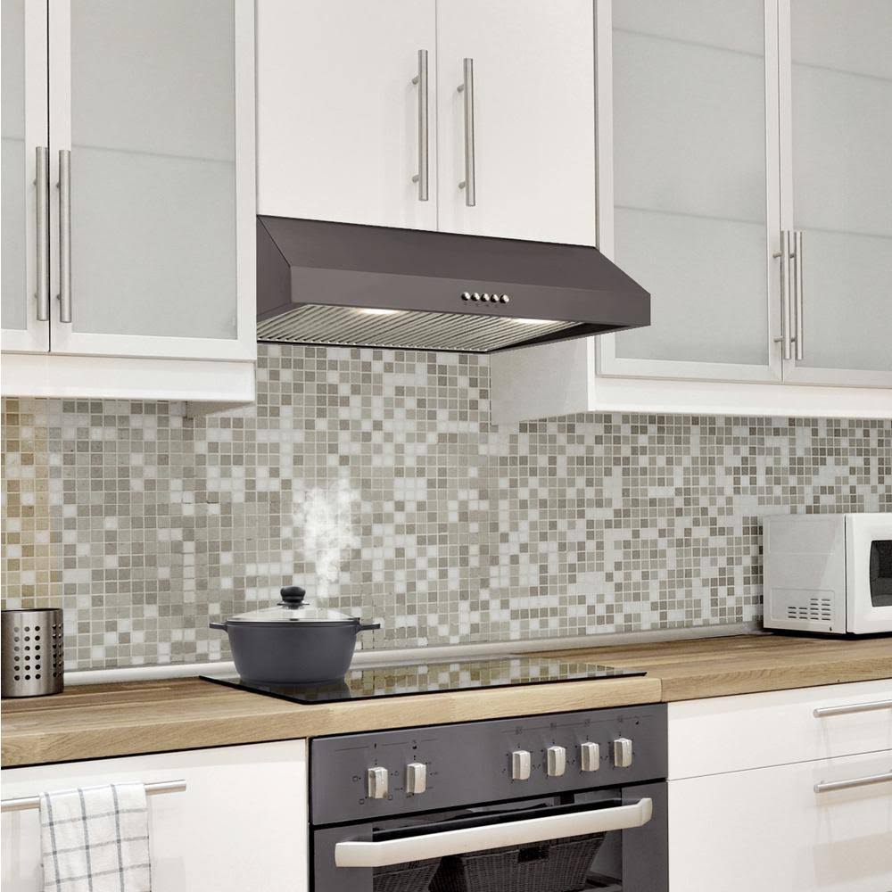 Black Stainless Steel Under The Cabinet Range Hood A916