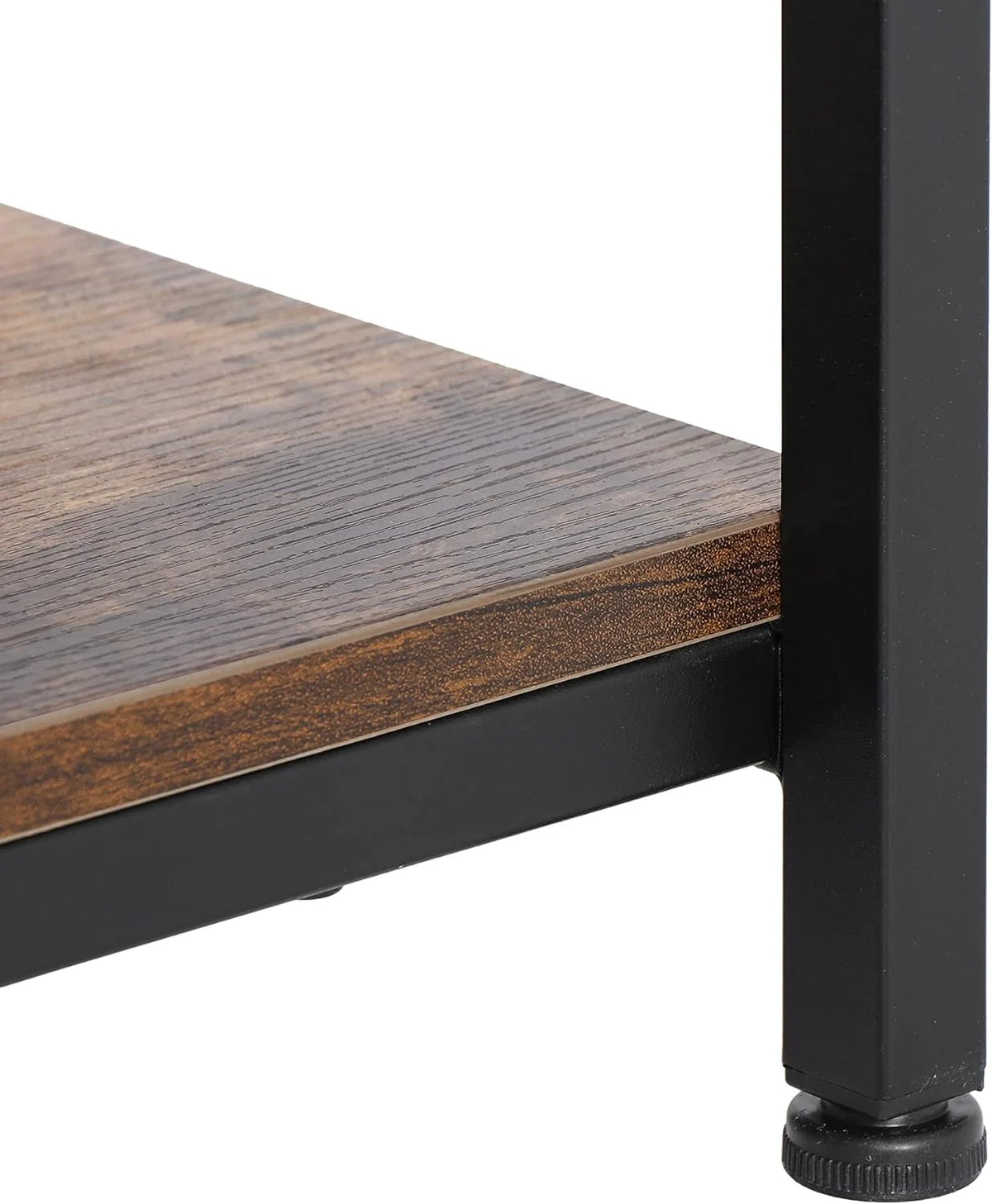 Industrial 2-Tier Coffee Table Rustic Brown P1960