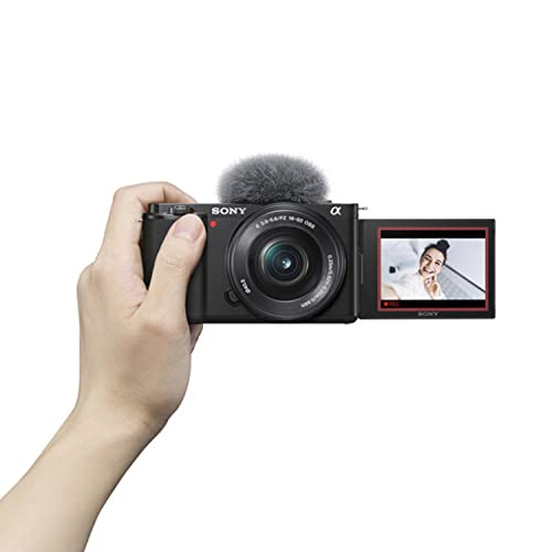Mirrorless Camera with 16-50mm Lens, 128GB Memory, Tripod, Case, Spare Battery & Charger O2759