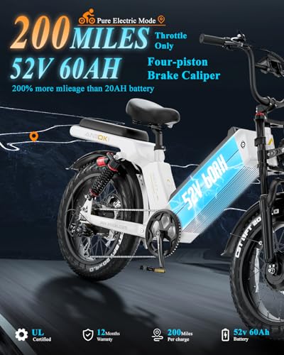 48/52V 60Ah Electric Commuting Bike J17061