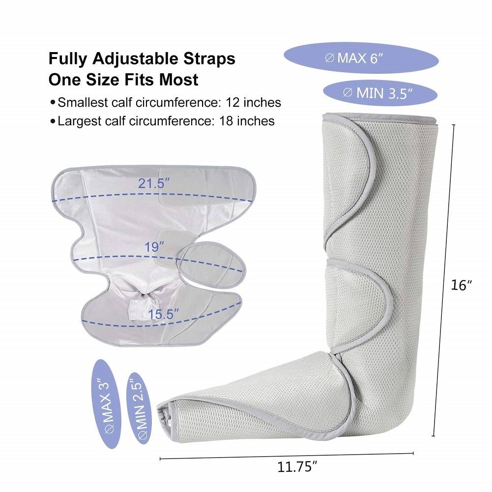 Leg Massager Air Compression Wraps for Foot and Calf R23602