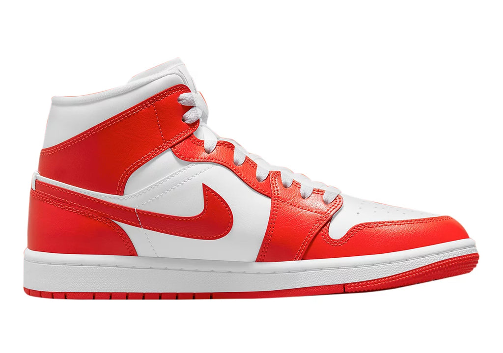 White Habanero Red Mid Sneakers T88720