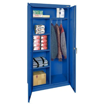 Blue 2 Door Storage Cabinet D1537