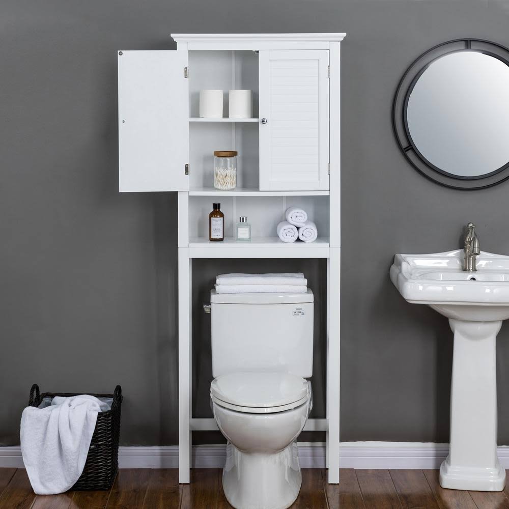 White Bathroom Cabinet H5155