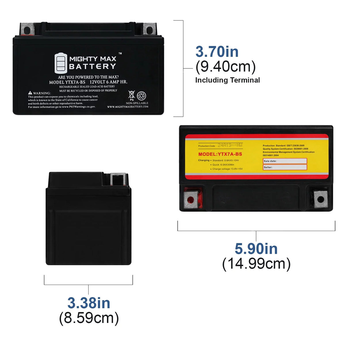 Motorcycle Deep Cycle Battery N813