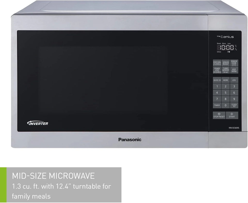 1.3 cu.ft 1200W Stainless Steel Microwave Oven D121485