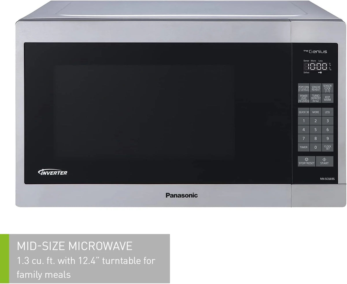 1.3 cu.ft 1200W Stainless Steel Microwave Oven D121485