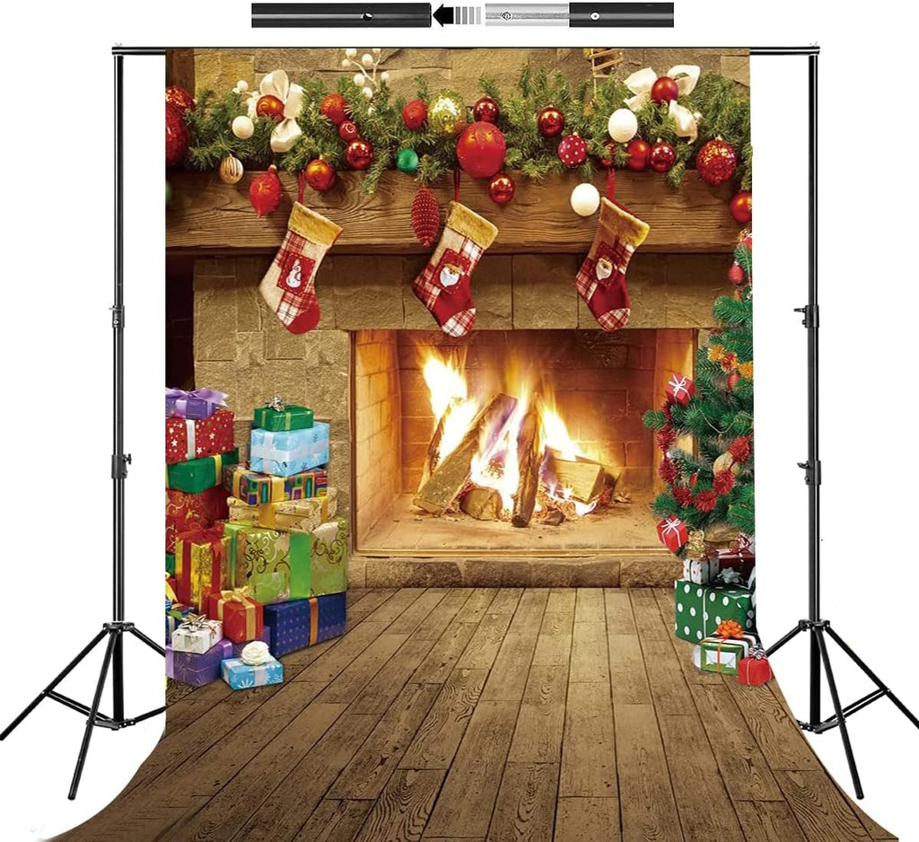 10x8.5FT Backdrop Stand Kit with Spring Clamp, Sand Bag, Carry Bag J967