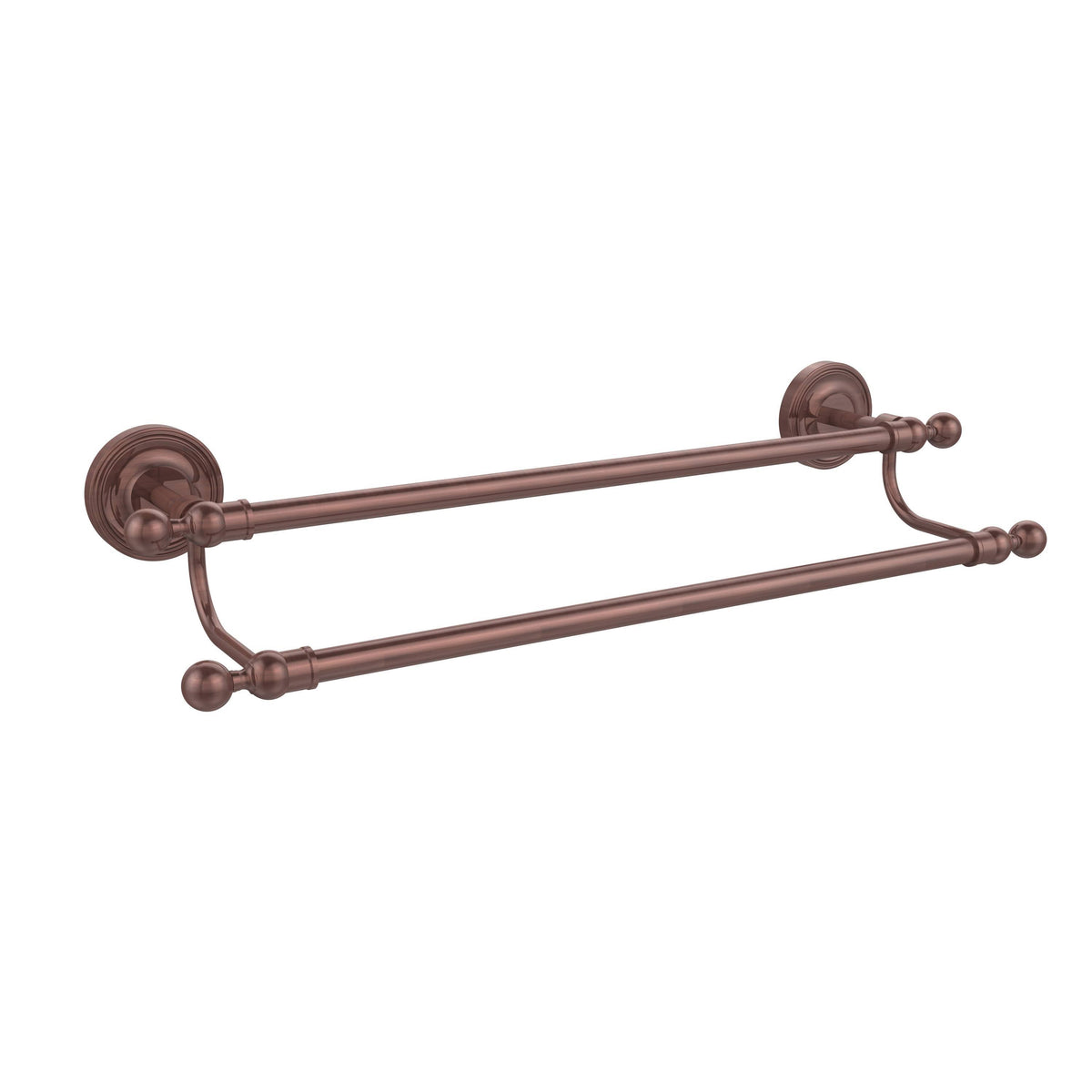 Antique Copper 36 inch Double Towel Bar P68961