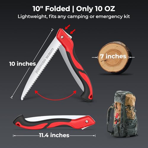 10 Inch Folding Pruning Saw D2 Steel 7 TPI C8664