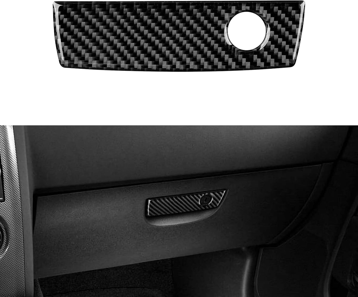 Carbon Fiber Center Console Dashboard Sticker Interior Trim Cover, Pack of 2 W105