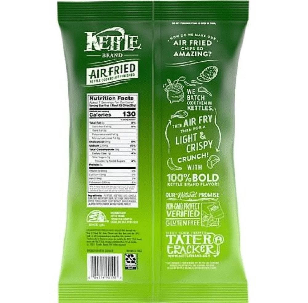 Air Fried Jalapeno Kettle Chips 3-Pack 6.5 oz K7744