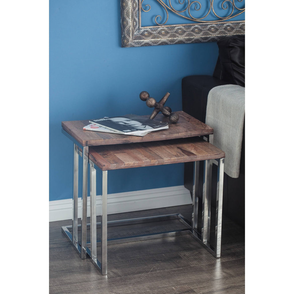 Wood Table, Set of 2 P799