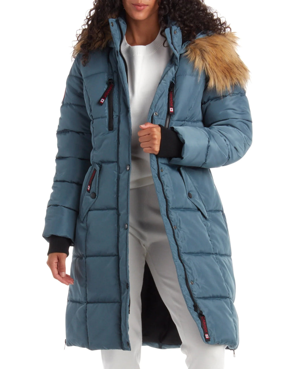 Women's Heavyweight Long Length Bubble Puffer Jacket M591