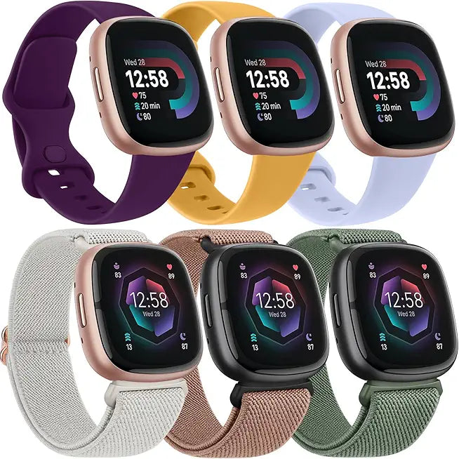 Elastic Band and Silicone Band Replacement Wristband Q566