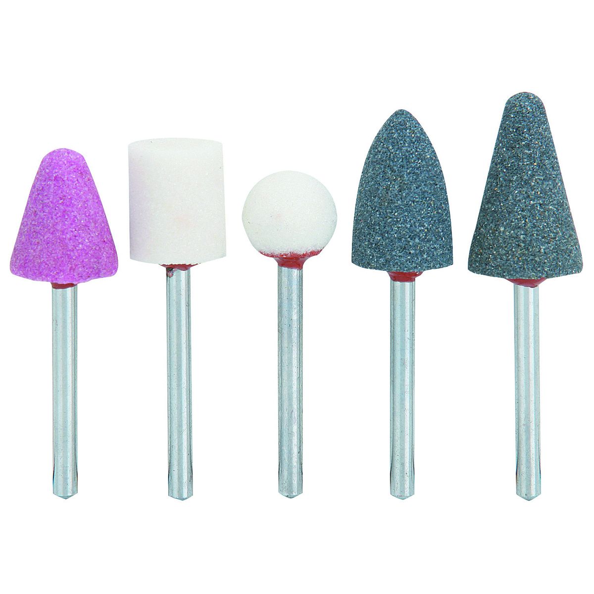 Stone Rotary Grinding Bits with 1/8 in. Shank, 5-Piece F9515