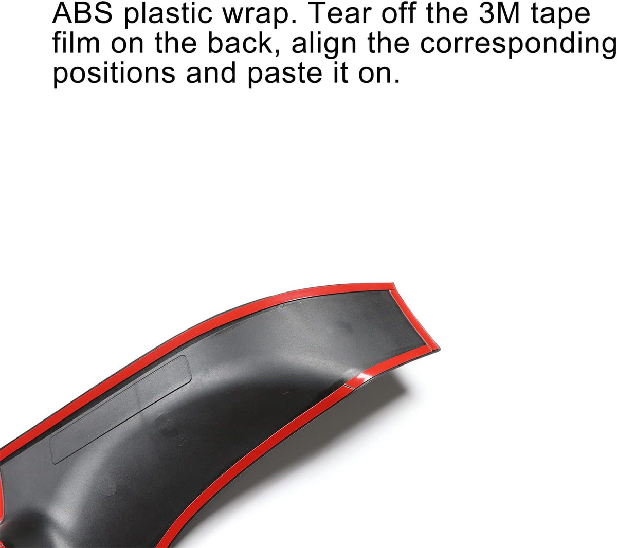 Matte Carbon Fiber Pattern ABS Plastic Door Sill Cover F82108