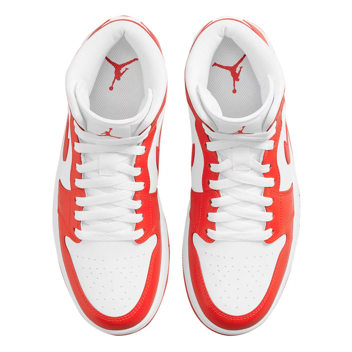 White Habanero Red Mid Sneakers T88720