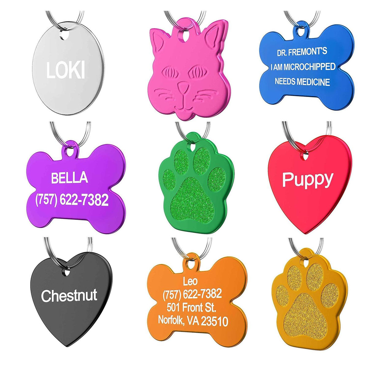 Custom Pet ID Tag G82392
