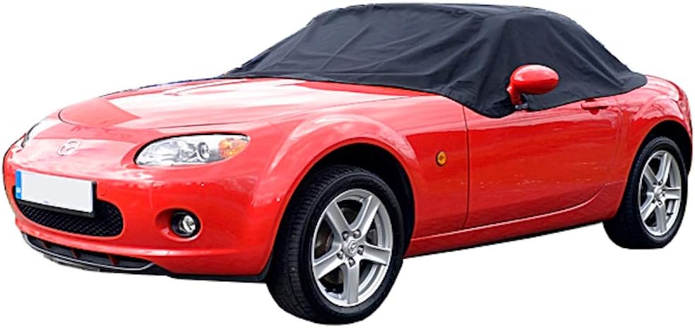 Custom-fit Soft Top Roof Protector Half Cover (Black) I97849