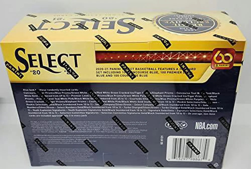 2020-21 Panini Select NBA Basketball Trading Cards Mega Box A7530