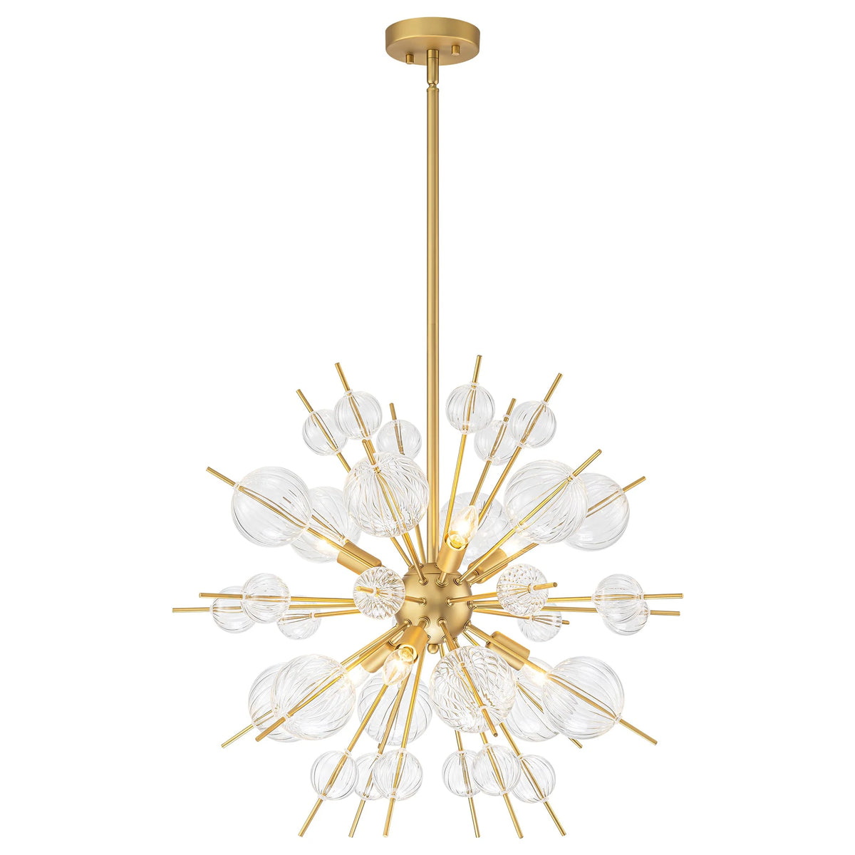 6-Light Globe Bubble Sputnik Chandelier D1548
