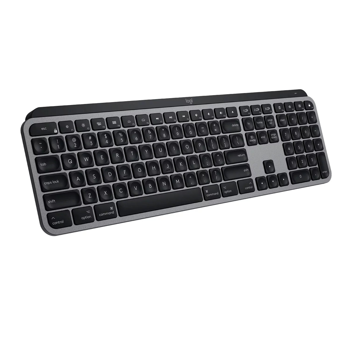 Wireless Illuminated Keyboard, Backlit LED Keys, Bluetooth, USB-C, Metal Build - Space Gray I880651