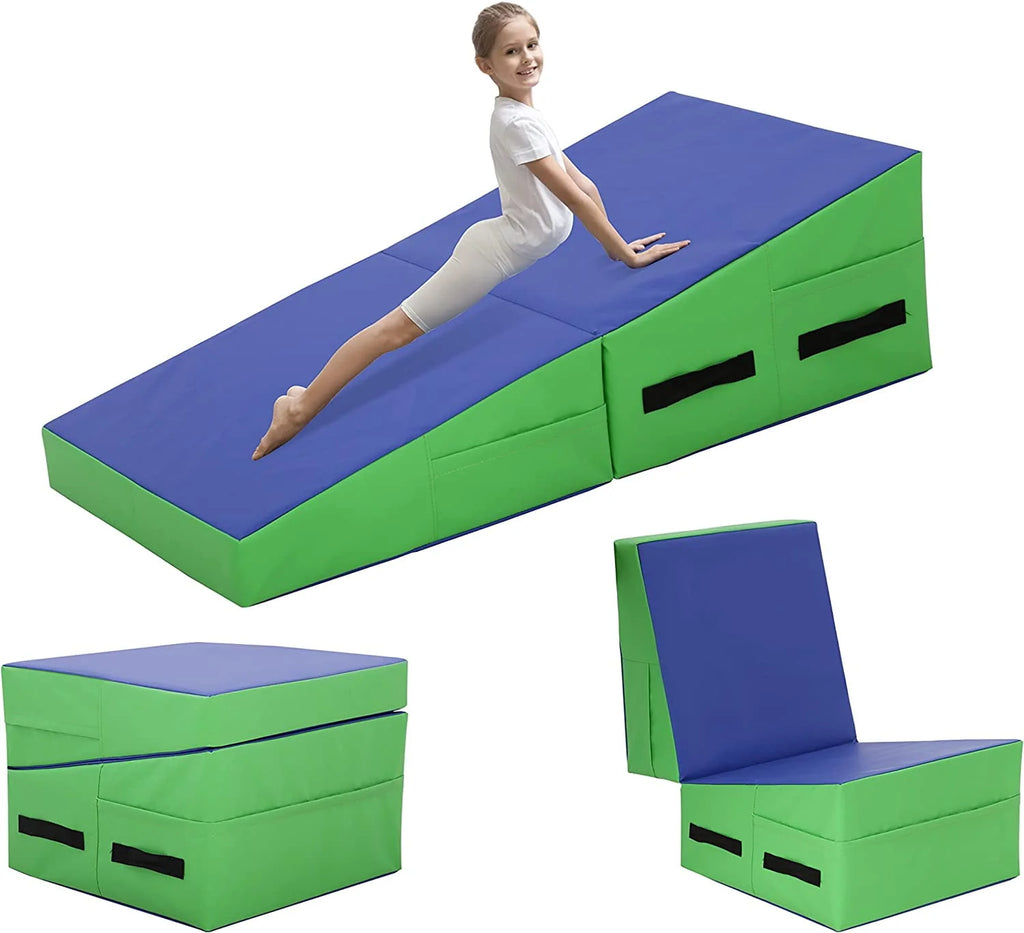 48x24 inch Foldable Incline Gymnastics Mat with Handle R2317