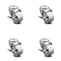 4 Swivel Caster Set with Top Lock Brake N65352
