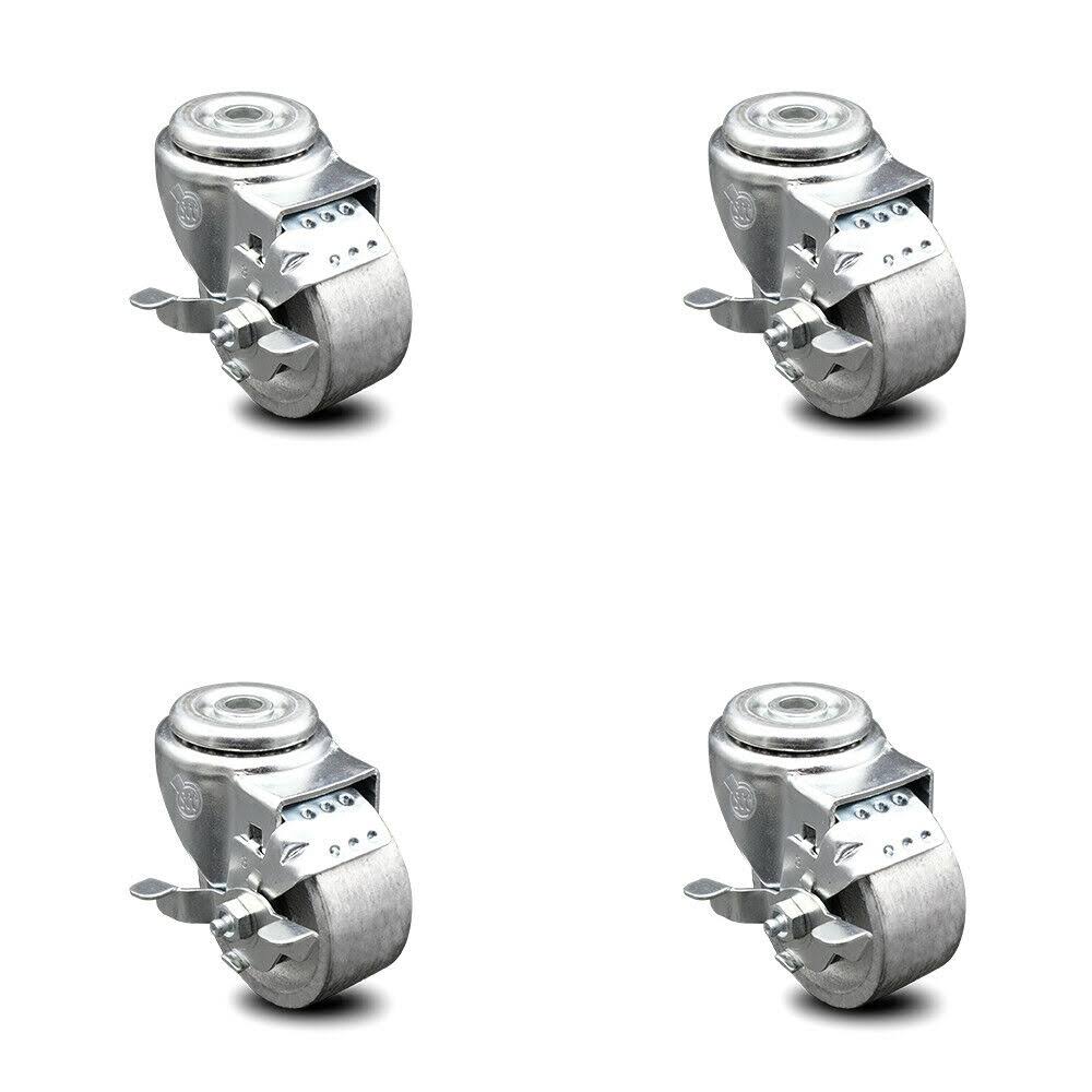 4 Swivel Caster Set with Top Lock Brake N65352