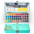 48 Count Watercolor Paint Set in Travel Box B942884