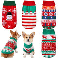 4 Pack Dog Christmas Sweater W36501