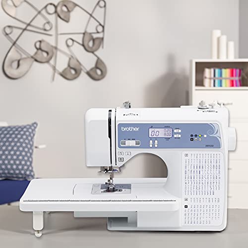 Computerized Sewing and Quilting Machine with 165 Built-in Stitches, LCD Display, White Y352