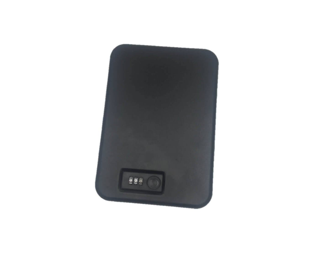 Compact Portable Security Box Safe with Combo Lock Black T5122