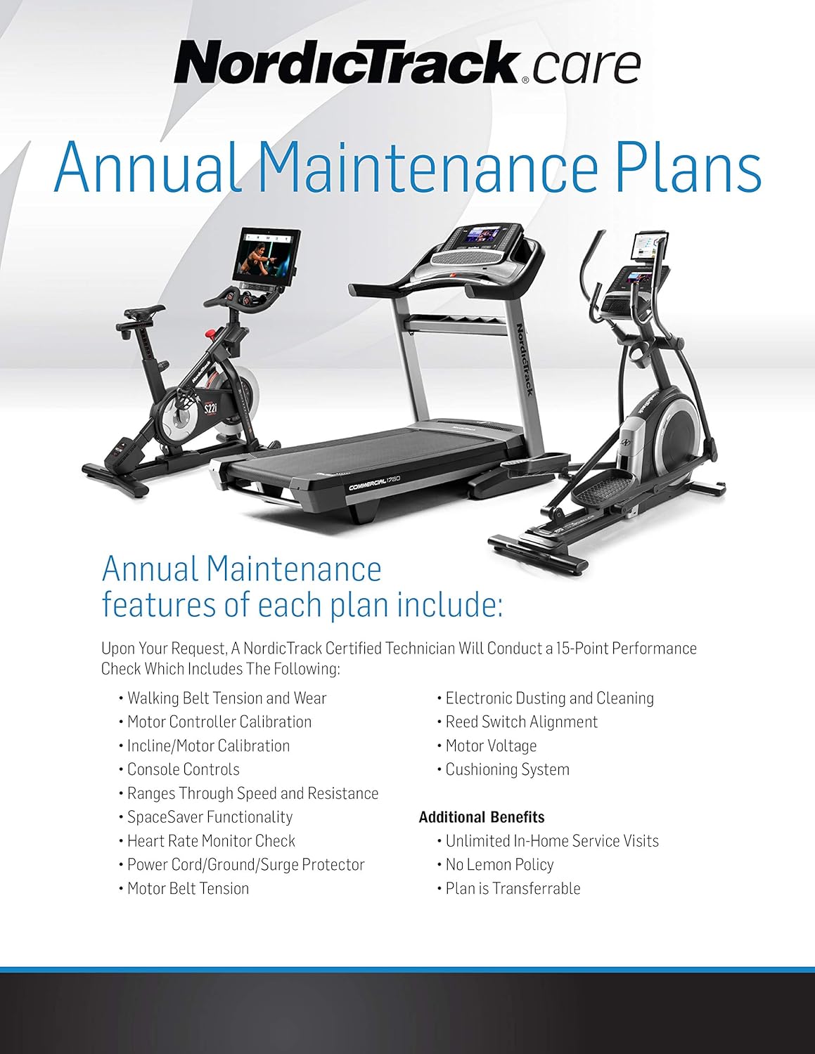 Fitness Equipment Maintenance Plan X15614