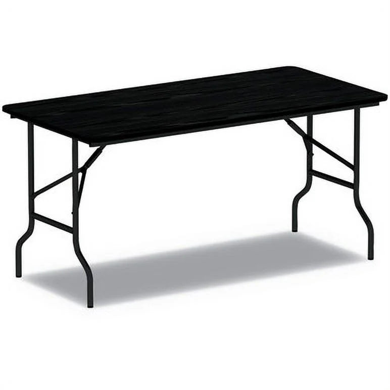 Rectangular Mahogany Wood Folding Table K484