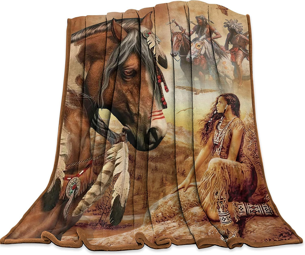 80''x60'' Fleece Sherpa Throw Blanket G37566
