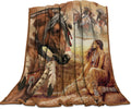 80''x60'' Fleece Sherpa Throw Blanket G37566