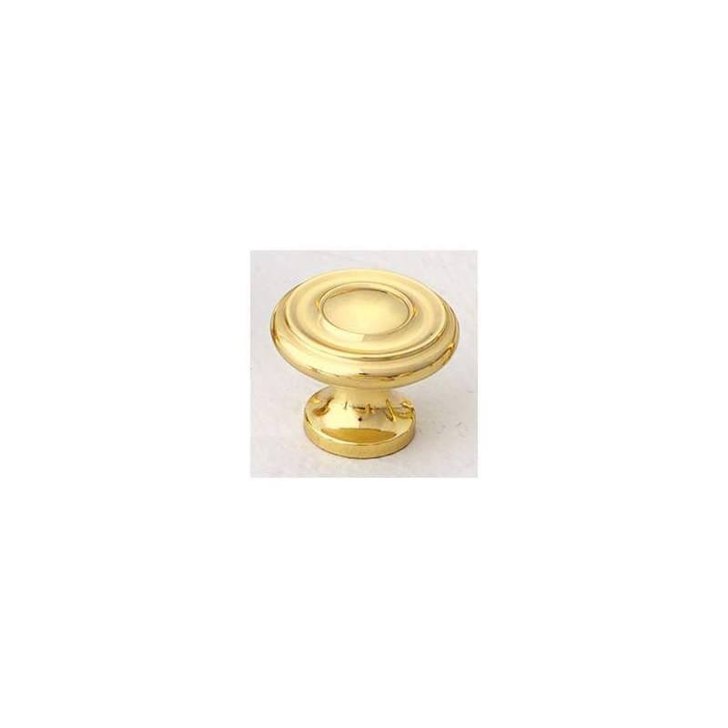 Polished Brass Mushroom Cabinet Knobs, 10 Pack B439934