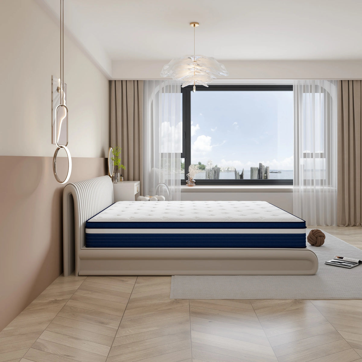 12 inch King Gel Memory Foam Hybrid Mattress Y232658