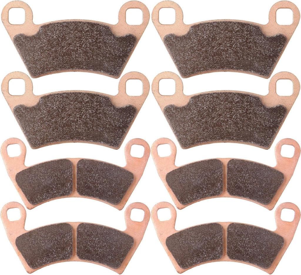 Brake Pads Front and Rear Sintered Replacement Kits Pack of 2 S6051
