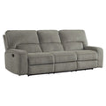 Brown Chenille Double Reclining Sofa X2643