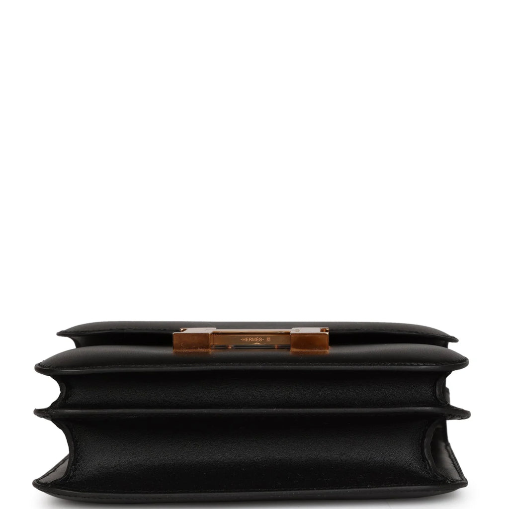Black Leather Handbag D2266