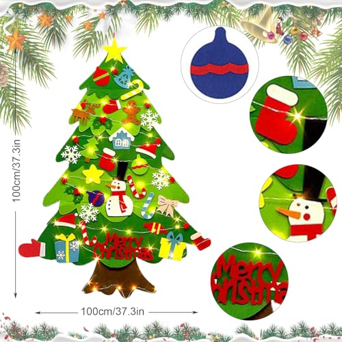 Felt Christmas Tree with Lights G566764