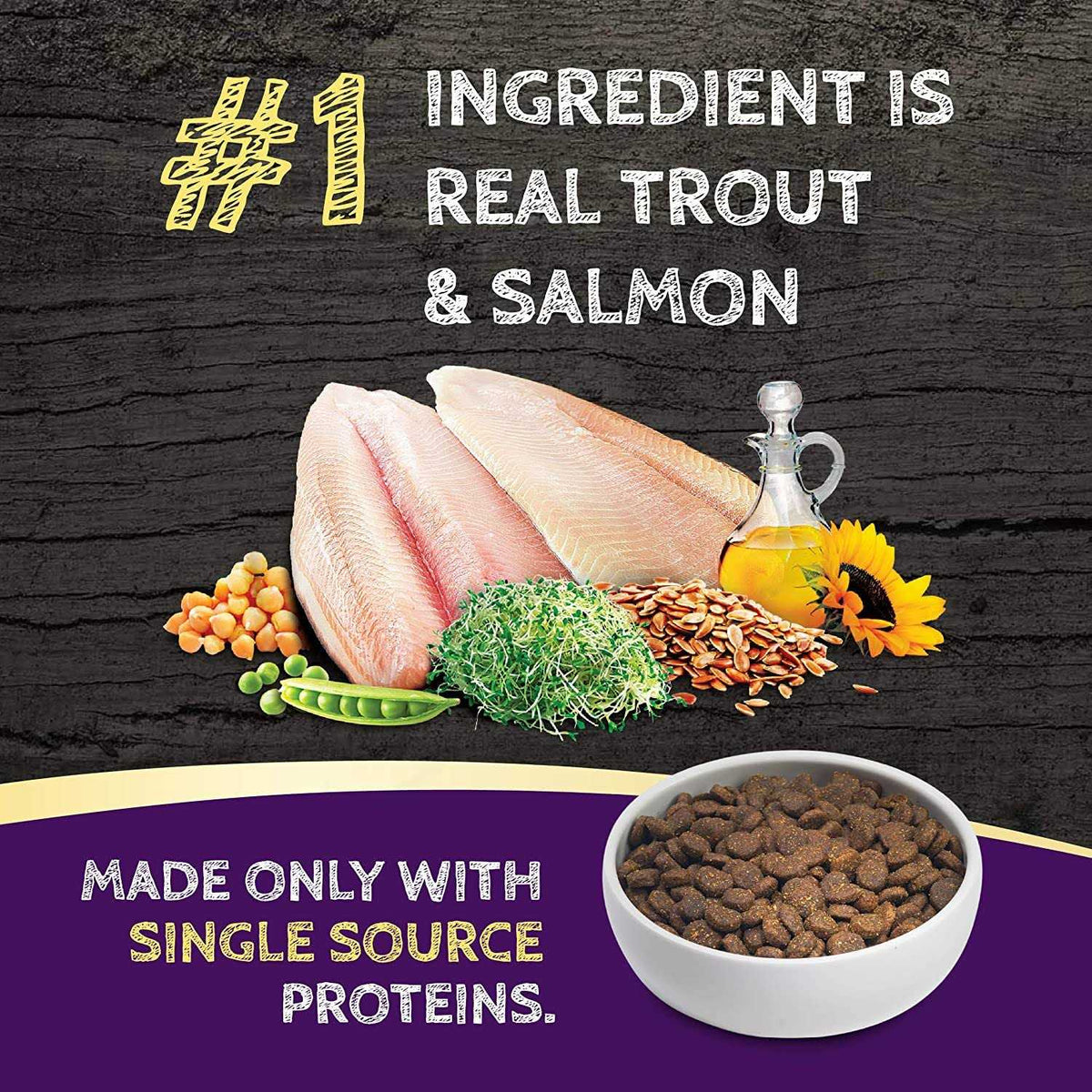 Dry Dog Food Trout Salmon Formula F4694