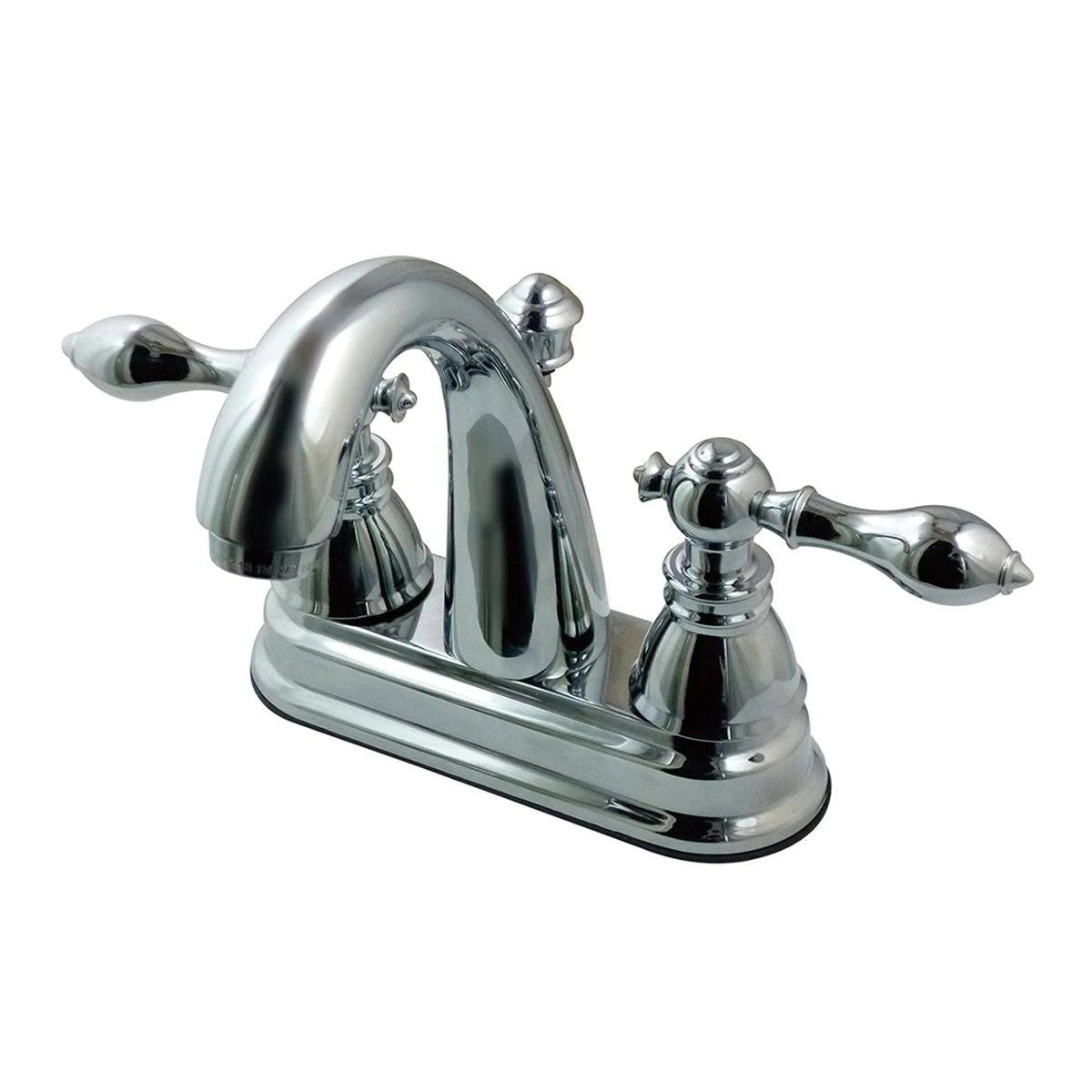 Satin Nickel Two-Handle Centerset Lavatory Faucet with Pop-Up T559