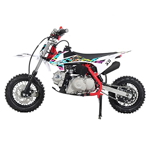 110cc Dirt Bike with Automatic Transmission, Electric Start, 10"/10" Tires (Black) P532