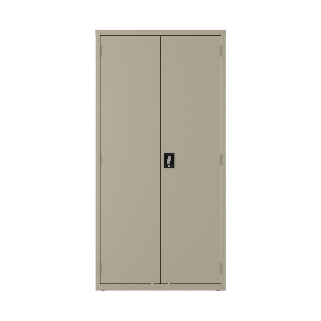 Janitorial Cabinet 18x22D x 36x22W x 72x22H Putty F448463